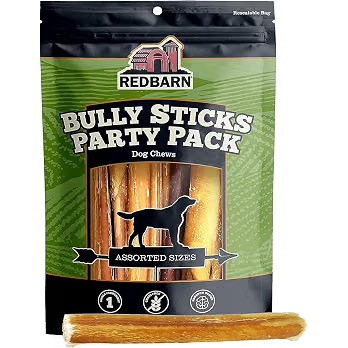 Redbarn bully sticks party pack dog chews